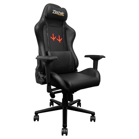 Dreamseat Xpression Pro Gaming Chair with Virginia Tech Hokies with Feet Logo XZXPPRO032-PSCOL13227A